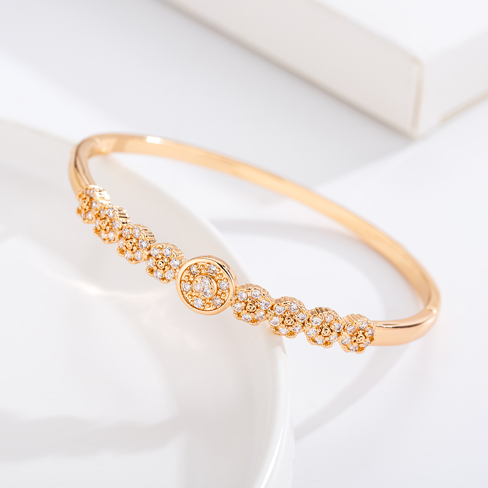 Seiko pulsera de círculo de diamantes femenina moda personalidad universal nicho lujo ligero joyas al por mayor