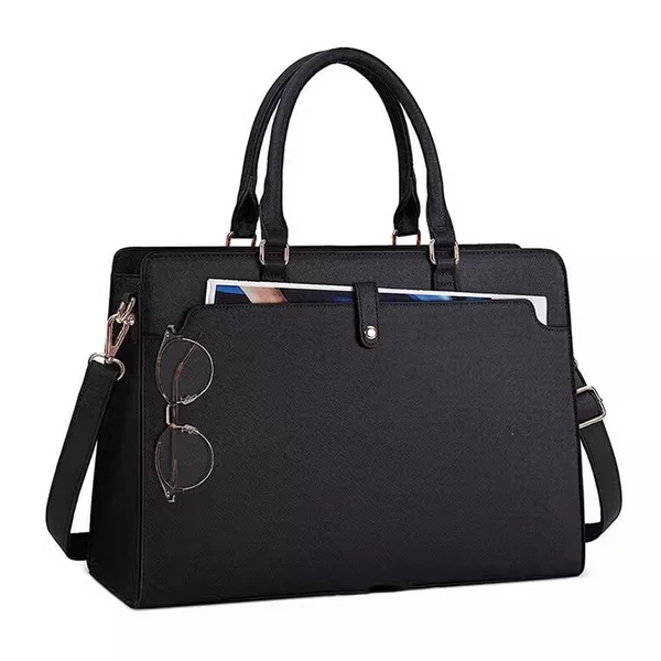 Cross-Border Fashion Bags for Commuting, European and American Foreign Trade Business Laptop Bags, Large Shoulder and Crossbody Bags, Amazon Factory