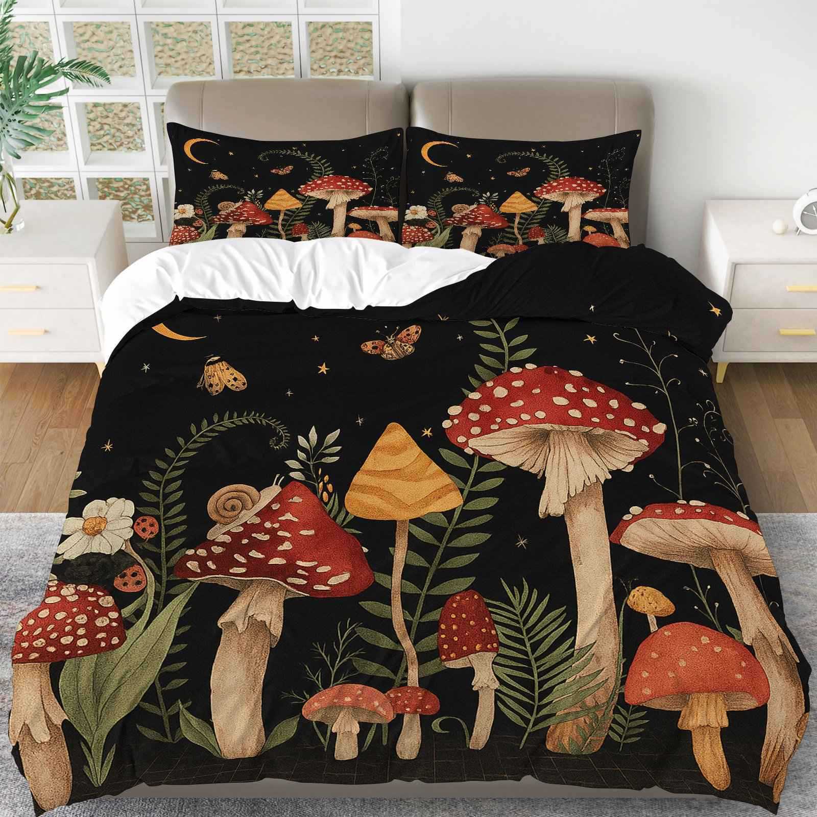 TEMU / JIT textil doméstico molido impresión digital de color iluminante set de colcha con patrón forestal para diseñar