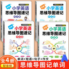 小学英语单词思维导图速记常用短语句子作文范文篇晨读学英语书籍