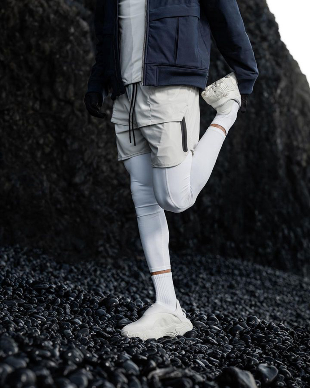 Title 4, Yeni Erkek Dar Elastik Spor Pantolonu Nefes Ala...