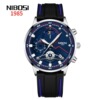 Nibosi watch Essence Steel Moon Phase Watch Foreign Trade Explosion True Three Eyes Six Type quartz men's watches batch wholesale