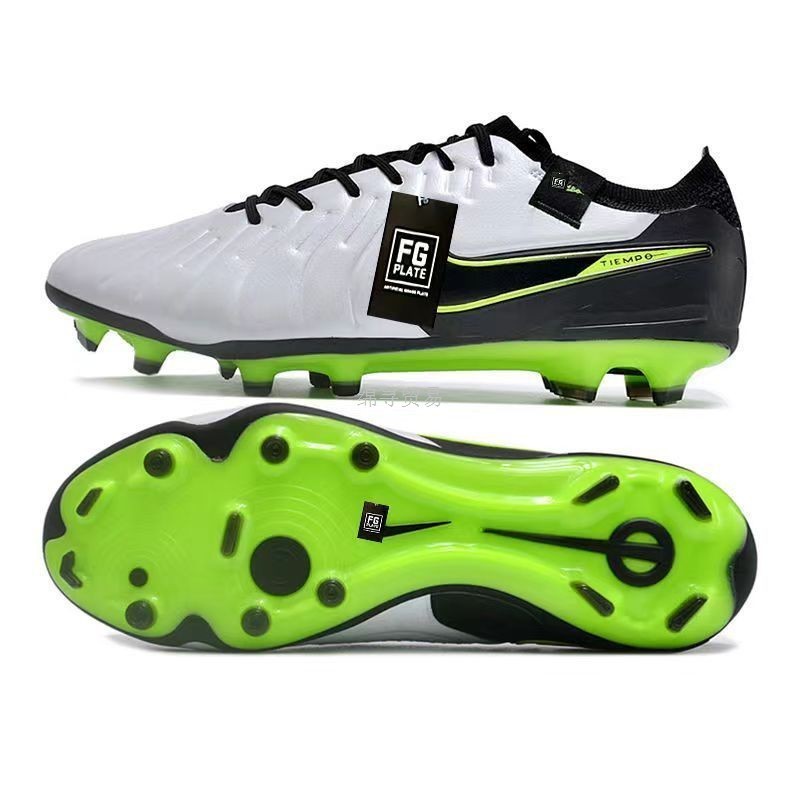 新品レジェンド10サッカーシューズFGロングスパイク防水ニットCR7天然草学生子供競技トレーニングメンズシューズ|undefined
