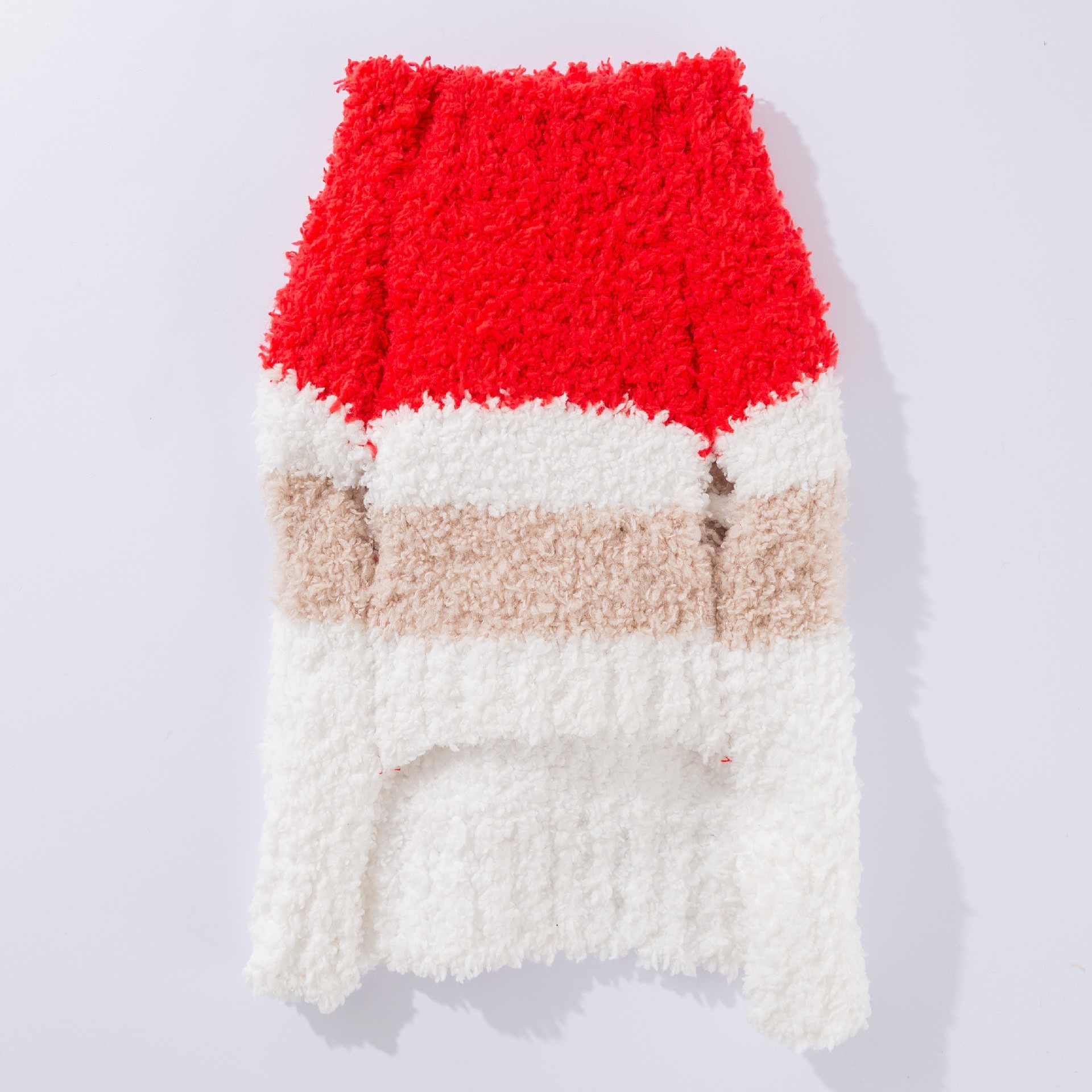 Otoño y invierno nuevo lindo suéter de Santa Claus sin mangas vestido de vacaciones para mascotas perros y gatos pequeños y medianos ropa image 4