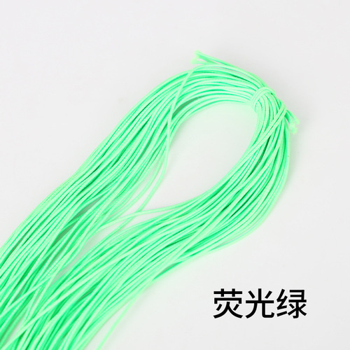 1mm rubber band for clothing, round beaded elastic cord, ultra-fine elastic band, core-covered elastic thread for sewing, extremely fine