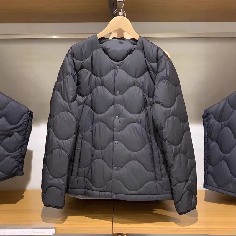 Winter Men's Premium Lightweight down Jacket Portable Jacket Curved Seam Jacket 90 down Vest Liner V-Neck Inner Wear