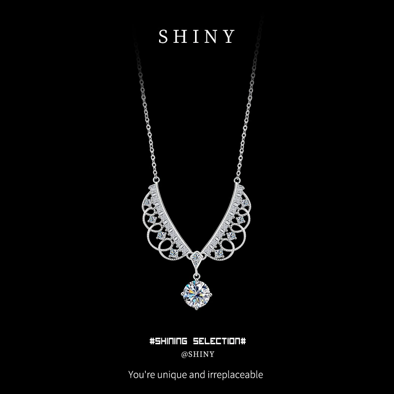 Qiaoyin S925 серебряное элегантное ожерелье с бегущей принцессой, женское осенне-зимнее высококачественное универсальное ожерелье-свитер, простая модная цепочка на ключицу