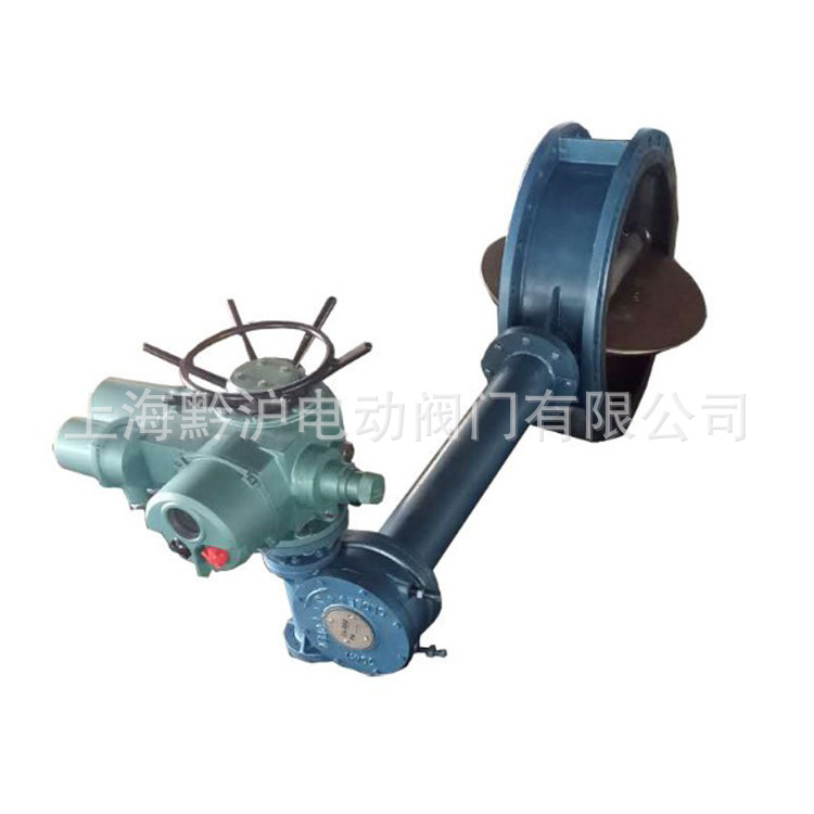 厂家直销加长蝶阀 加长电动蝶阀 加长杆1.5米法兰蝶阀D941X-16