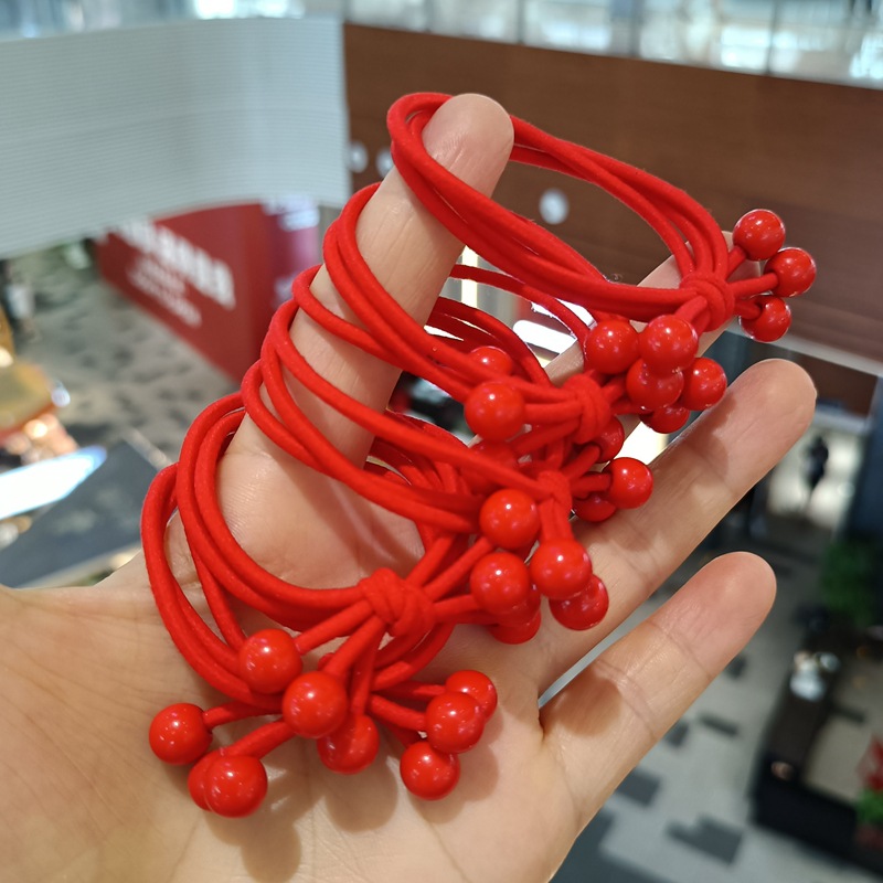 Festive red hair rope
