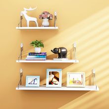 墙上置物架客厅墙壁挂墙面隔板搁卧室简约现代免打孔创意装饰书架