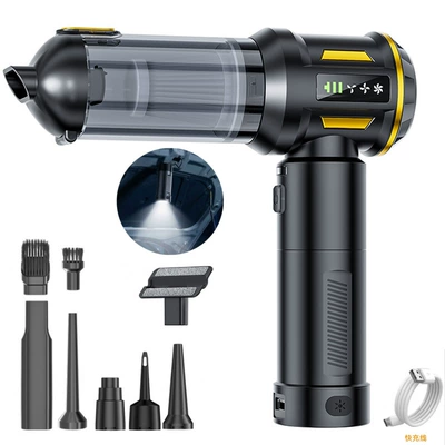 New Model of Blow-Suction Integrated Tozsoranlar - st-6711aplusdetachable-brushless-vacuum-cleaner-with-screen-one-touch-dustbin-emptying-111v-black-gold-fast-charge-edition