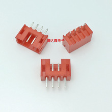 PH2.0mm 针座 红色 直针180度 PH-2A3A4A5A-10A 间距2.0mm 连接器