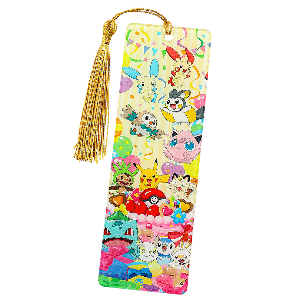 Anime bookmark Pet Pokémon acrylic tassel bookmark holiday decoration hanging ornament