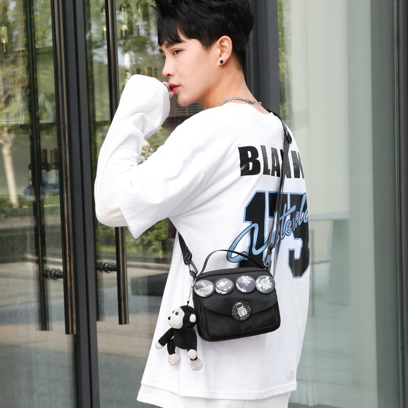 Japonés Harajuku vintage lindo suave lindo perro pequeño bolso de la lona Corea del Sur ins fresco chica bolsa de mensajero