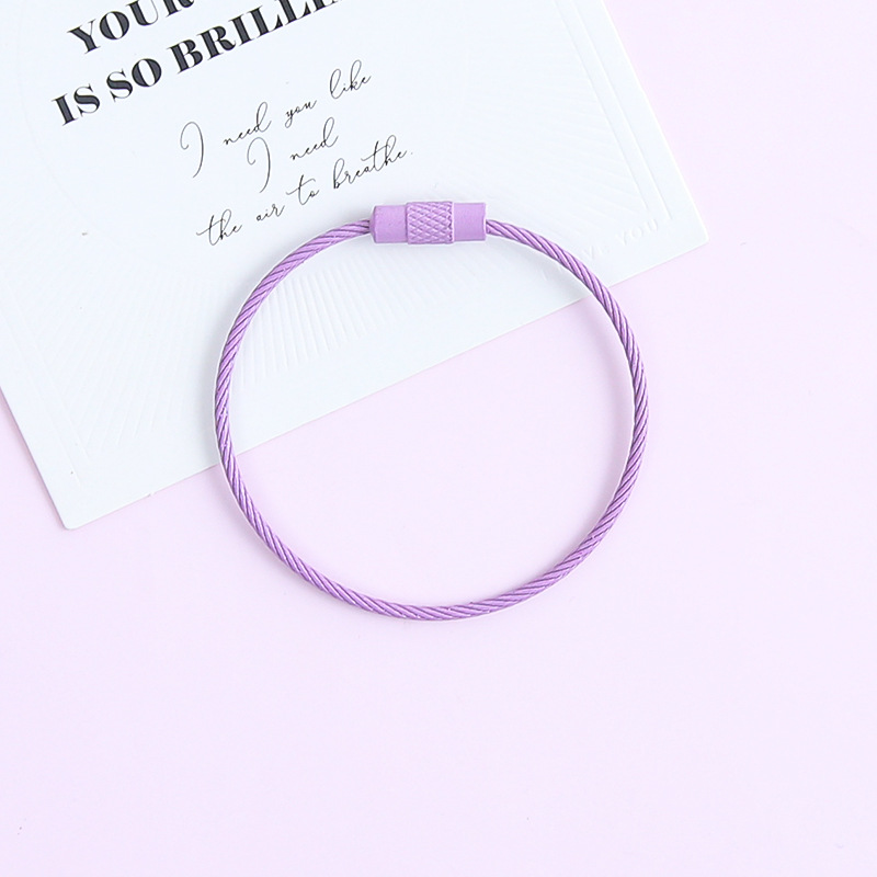 [Purple] Wire ring