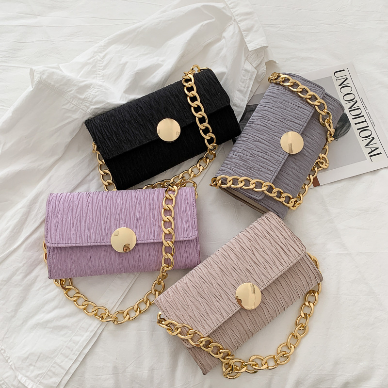 Textured small bag female 2020 spring an...