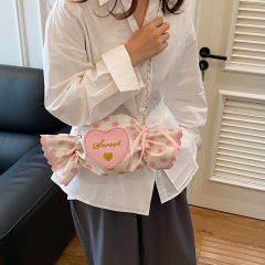 新しい ins ニッチかわいいキャンディバッグクロスボディバッグ女性の多用途カジュアルショルダーバッグ多用途クロスボディレディースバッグ