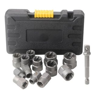 14-piece set of nut extraction device counter-tooth sleeve sliding tooth BBA anti-theft screw bad nut rogue removal tool