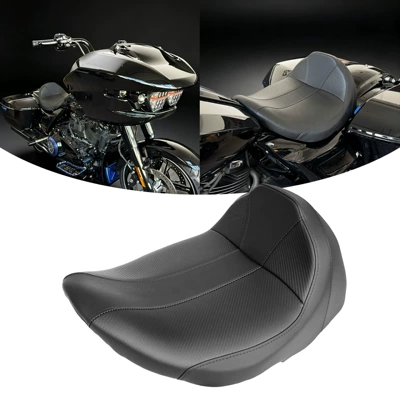 Motorcycle seat cushion adapted for Harley touring version, specialized high-performance carbon fiber single seat (Motorcycle cushion)