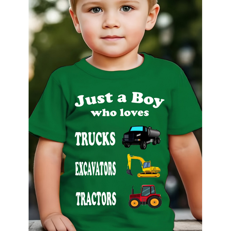 Cross-Border Export Dropshipping Boys' t Shirts Boys Truck Theme Summer Fashion T-Shirts Cross-Border Export Dropshipping Boys' t Shirts Boys Truck Theme Summer Fashion T-Shirts