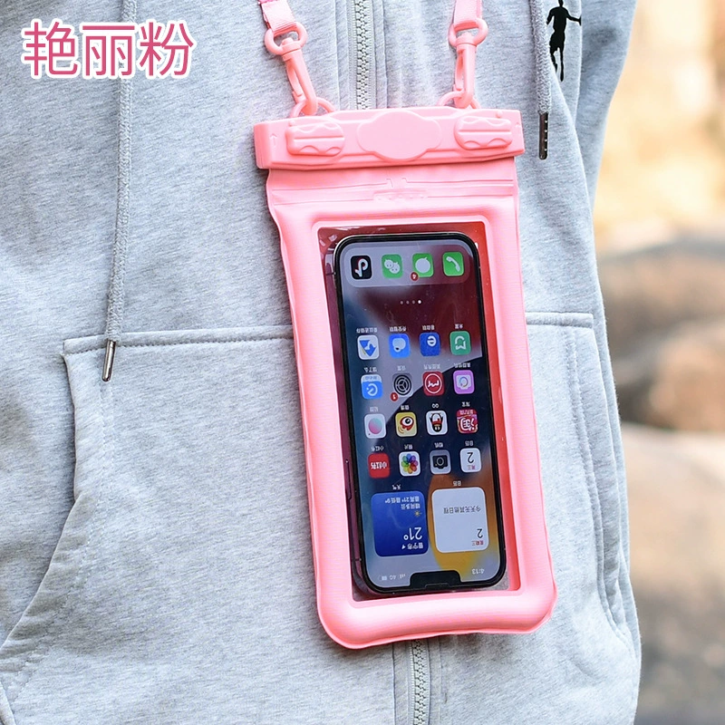 Плавающий надувной мешок для мобильного телефона, водонепроницаемый мешок с сенсорным экраном, плавание, аквапарк, морской пляж, сумка для дайвинга, оборудование для рафтинга по реке