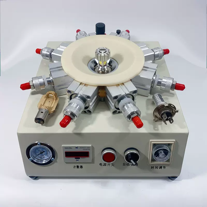 H4气动灯头锁紧器H6自动感应式灯头铆接机 s2气动台式箱式打点机