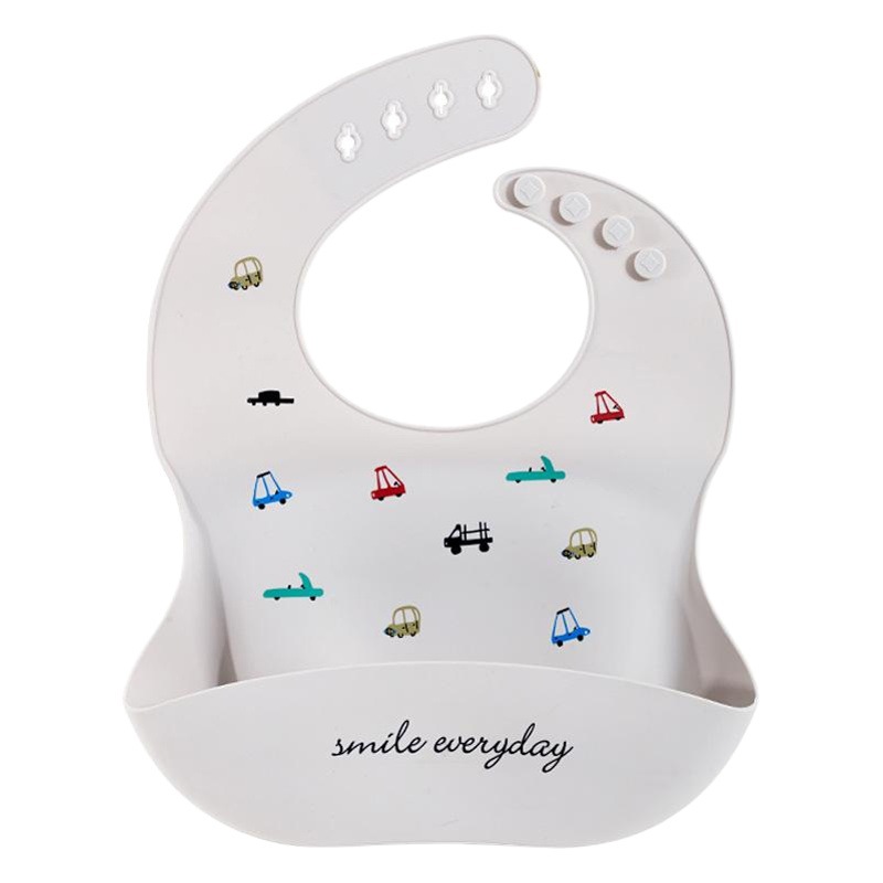INS popular Bebé y bebé suministros babero del bebé a prueba de agua de los niños babero de silicona bebé saliva babero desechable verano