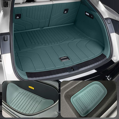 Trunk Mat – Accessories - suitable-for-yu7-tpe-trunk-main-pad-backrest-side-bag-front-trunk-pad-trunk-lower-pad-original-car-green-piece