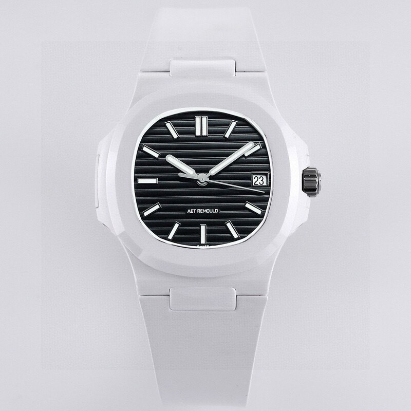 Black and White Ceramic Watch Nautilus 5711 Full Ceramic Waterproof Mechanical Watch Fully Automatic Mechanical Men's Watch
