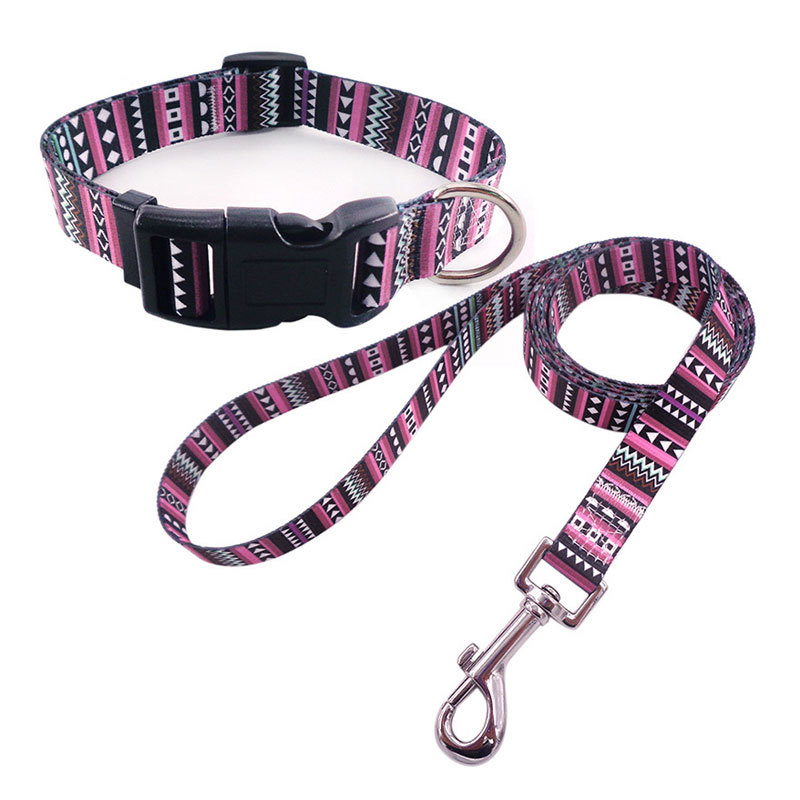 Fuente fabricante de perros de mascotas collar de cuerda de tracción conjunto de perros de tamaño pequeño y medio collar de mascotas perros de gato collar de cuerda de tracción