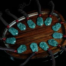 天然翡翠A货吊坠十二生肖玉石吊坠珠宝工厂直播代发绿翡翠