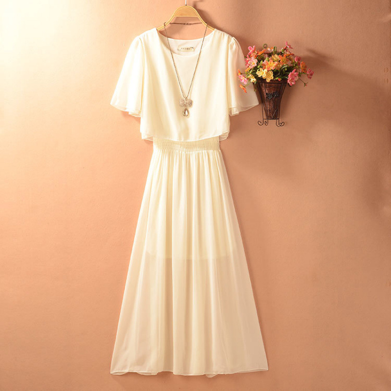 Solid color shiffon summer clothing