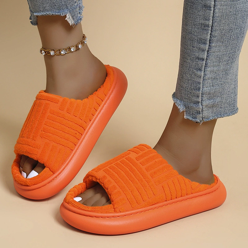 Summer slippers platform, 2022, for import, plus size