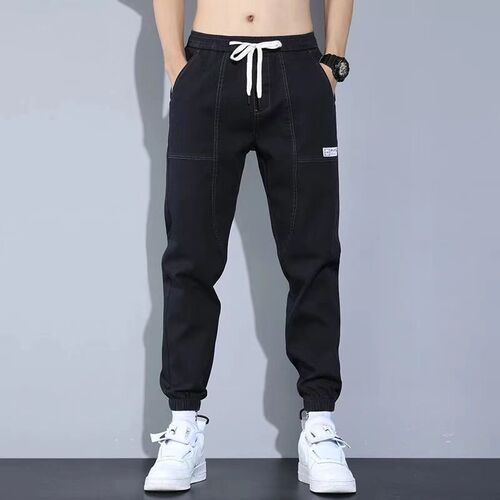 Men's Loose Straight Leg Ankle Length Nine-Piece Jeans for Summer 2025 - Trendy New Fashion Casual Trouser