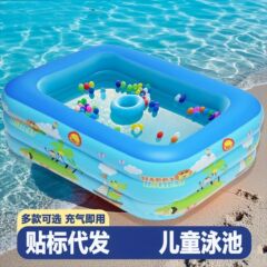 屋外インフレータブルプールPVC子供インフレータブルプール折りたたみバスタブ家庭用屋外大型家庭用プール