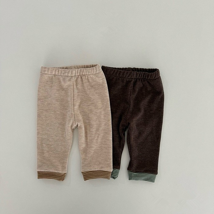 Bebé ropa de primavera estilo coreano ropa para niños bebé polainas 2024 primavera nuevos pantalones de bebé