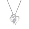 Fashionable pendant, elegant necklace heart shaped