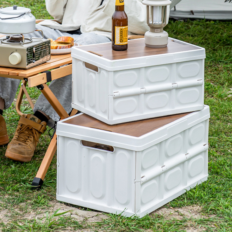 Portable Foldable Storage Box for Outdoor Camping, Car Storage, Organizer Box, Trunk, Home Storage Box