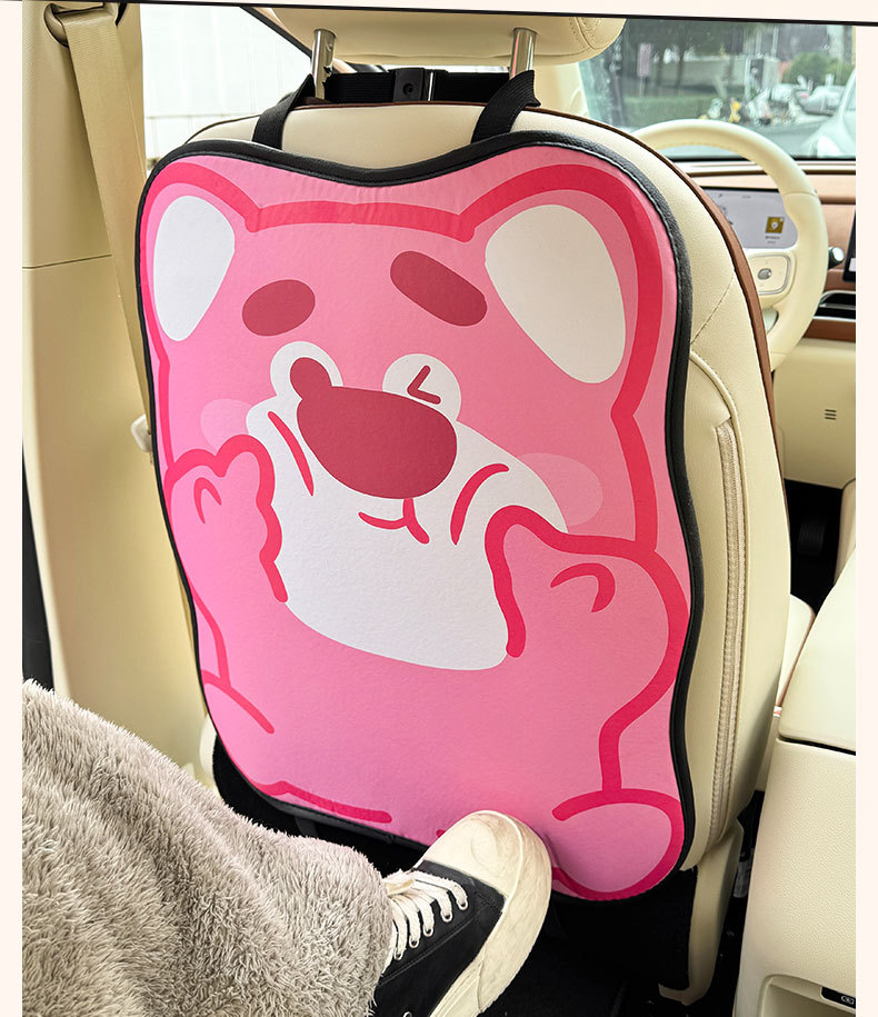 Car Seat Back Anti-Kick Pad Cartoon Rear Seat Protection Pad Anti-Dirty Protective Pad Rear Anti-Kick Pad for Car Interior