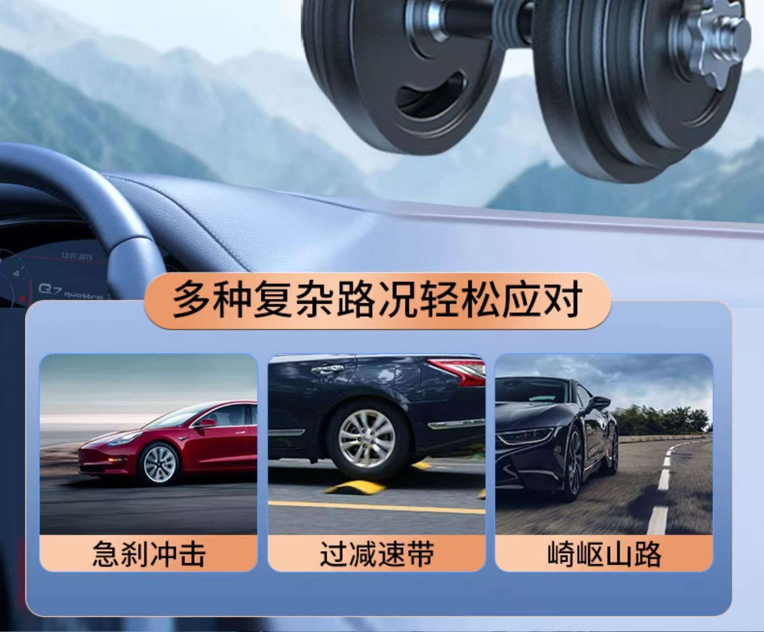 Rearview Mirror Car Phone Holder, Special Clip-On Car Navigation Mount for Interior Rearview Mirror, Anti-Shake and Portable