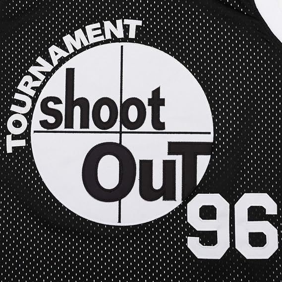 Κεντημένο 2 μπάσκετ μαύρο μέγεθος 96 hip-hop φανέλα μεγάλο τανκ_voghion.com