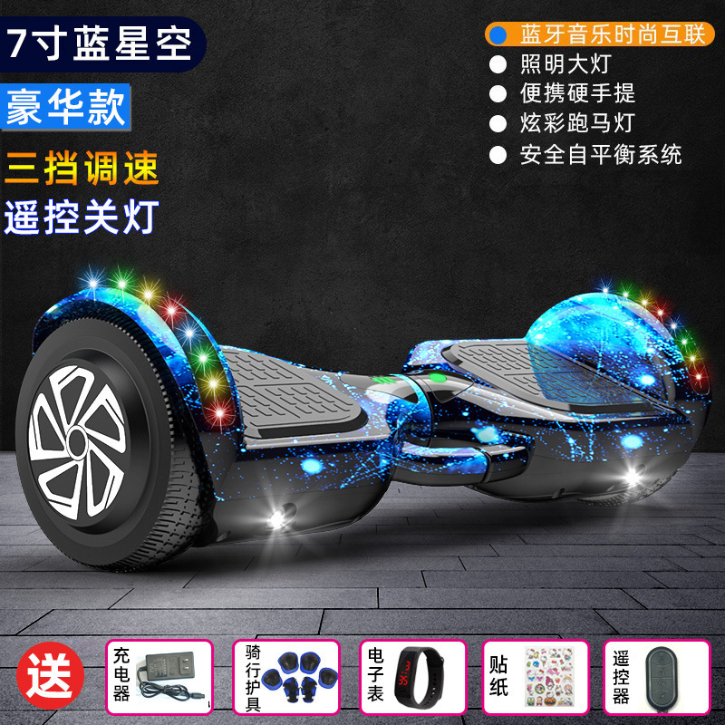 Auto Parts and Accessories — Other Electric Two-Wheeled Parallel - deluxe-blue-starry-sky-bluetooth-remote-control-marquee-gift-pack-36v