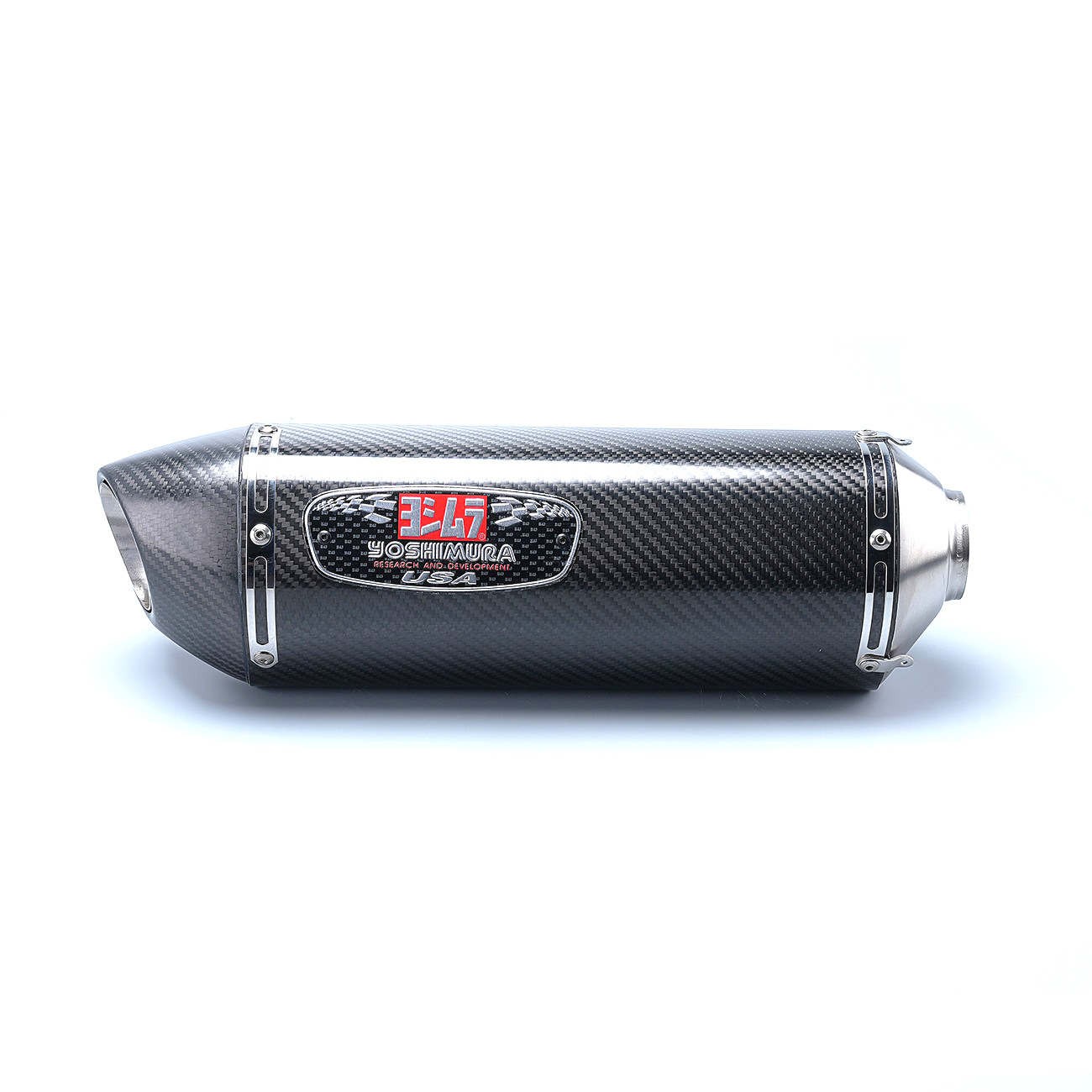 Motorcycle carbon fiber exhaust pipe modified exhaust pipe tail section Yoshimura R77 tail throat QJmoto race 600/spring breeze