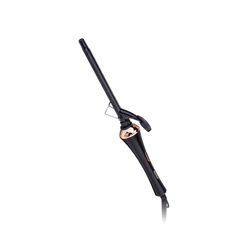 Rizador de pelo Kemei transfronterizo KM-S207 con control automático de temperatura, pantalla digital y rizador ultrafino, venta al por mayor