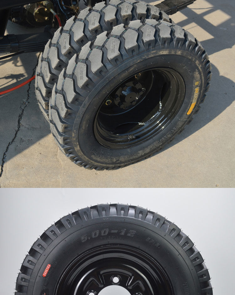 Three-wheel motorcycle tire 500-12/450-12/400-12 electric tricycle tire inner and outer tire with steel ring