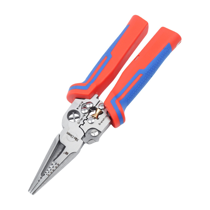 New Thickened (Stainless Steel) Electric Wire Stripping Pliers Industrial Grade Multi-Functional Peeling and Winding Pulley Stripping