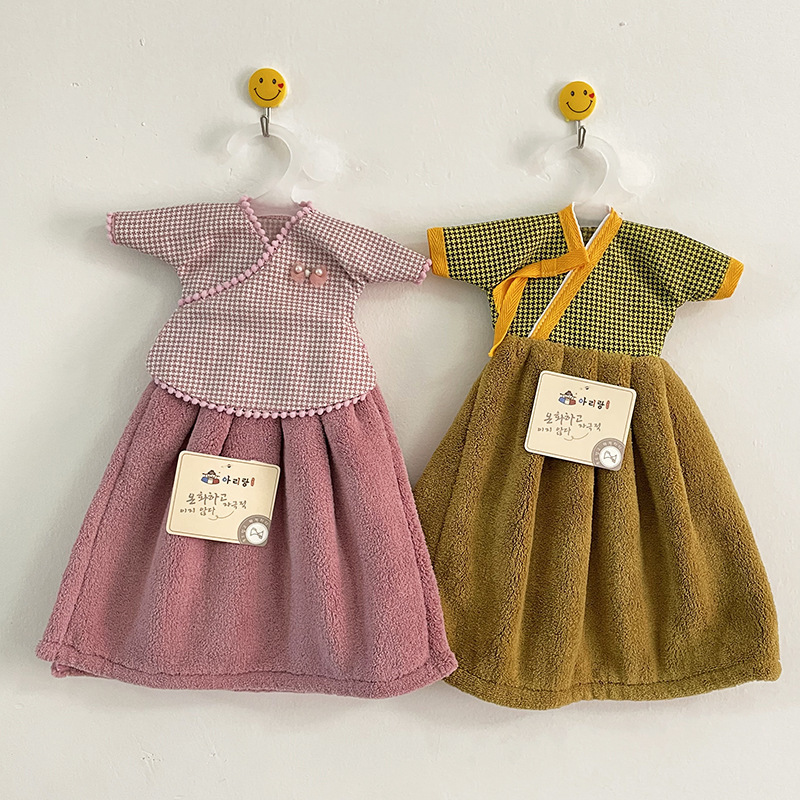 2021 Arirang Small Clothes Hand Towel Coral Velvet Handkerchief Hand Towel Absorbent Soft and Delicate Manufacturer Wholesale