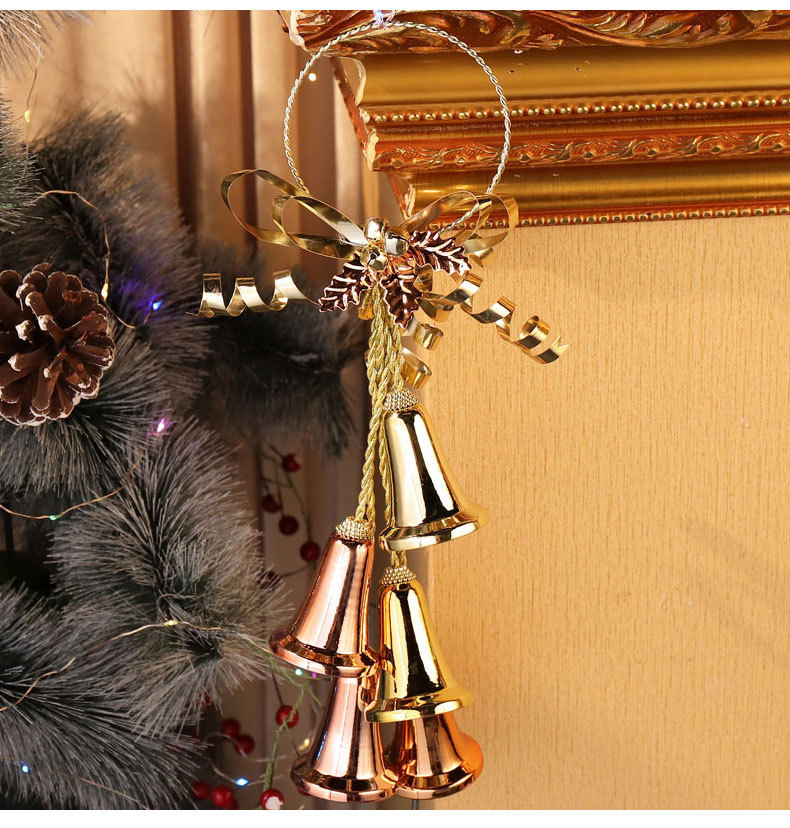 Weihnachten Mode Glocke Eisen Gruppe Hängende Ornamente display picture 3