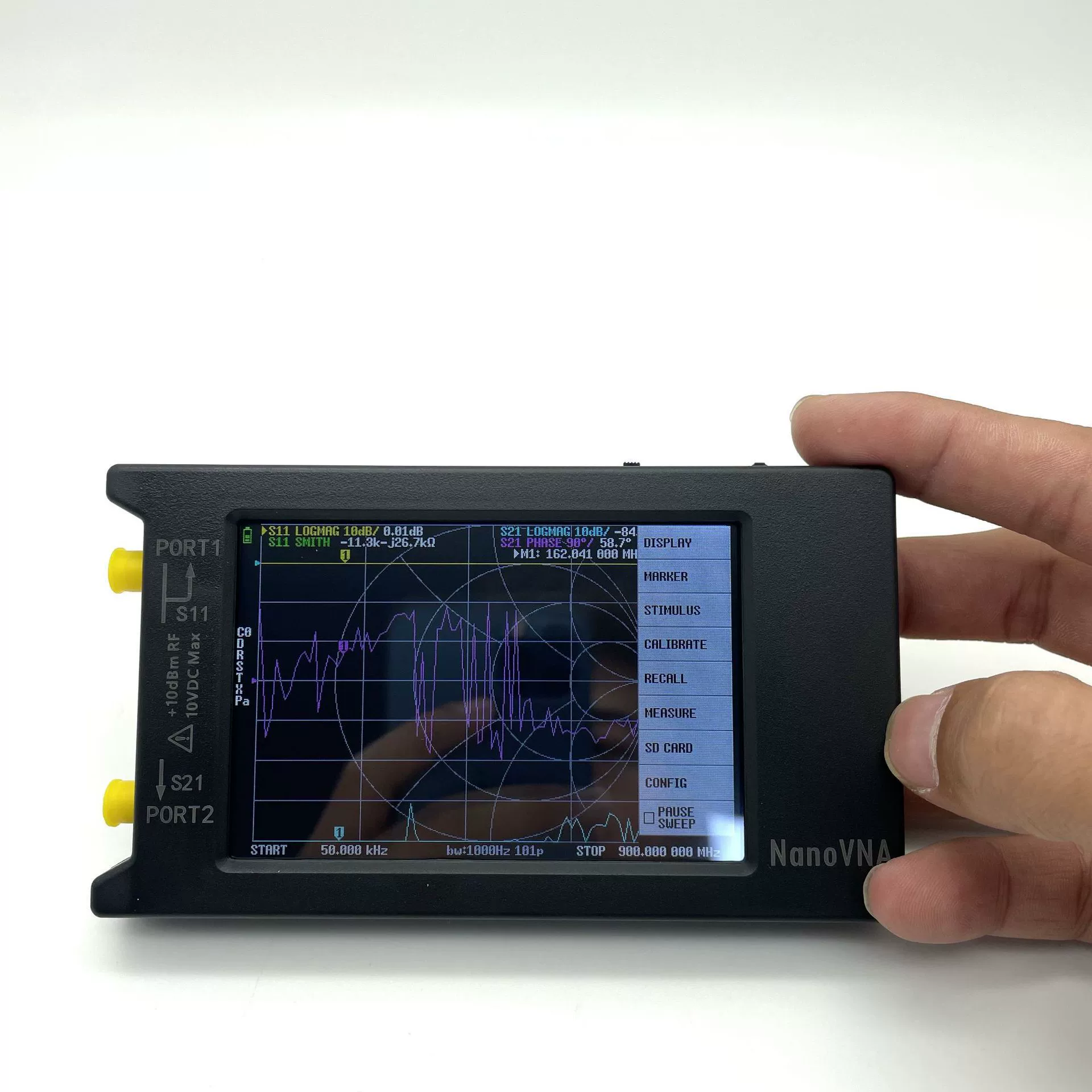 Векторный сетевой анализатор NanoVNA H4, антенный анализатор, коротковолновый MF HF VHF UHF sky