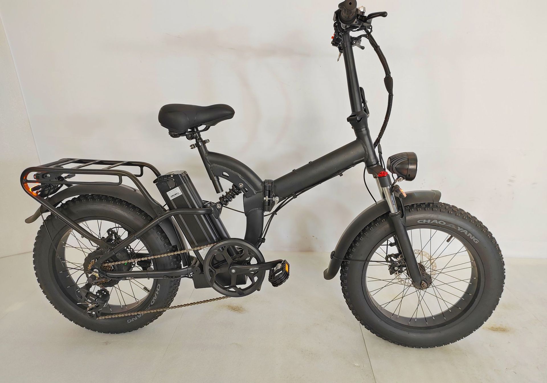 Take-out delivery electric vehicle assembly Snow Beach folding electric bicycle torque sensing power electric vehicle